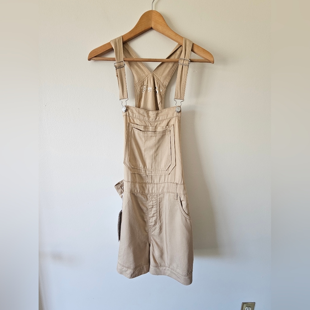 NWT Seven for all mankind the solstice khaki overalls
